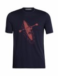 Tech Lite II SS Tee Paddle Lines