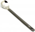 TOAKS Titanium Long Handle Spoon w Polished Bowl