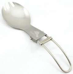 Titanium Folding Spork