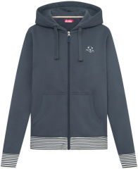 Zip Hoodie Robbenschnute Striped Women