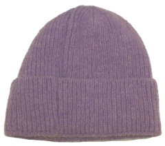 Strickm�tze mit Umschlag Alpaka Superfein