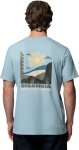 crushed blue/shining landscape