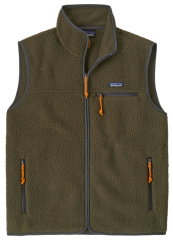 Mens Retro Pile Vest