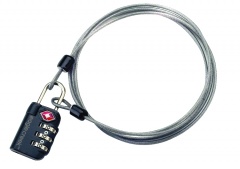 TSA 3-Dial Lock & Cable