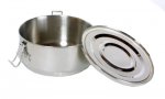 Food Container, stainless steel, round